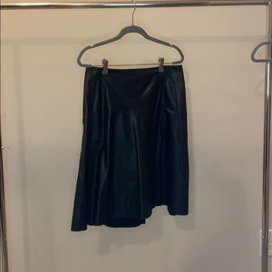 Vegan leather skirt